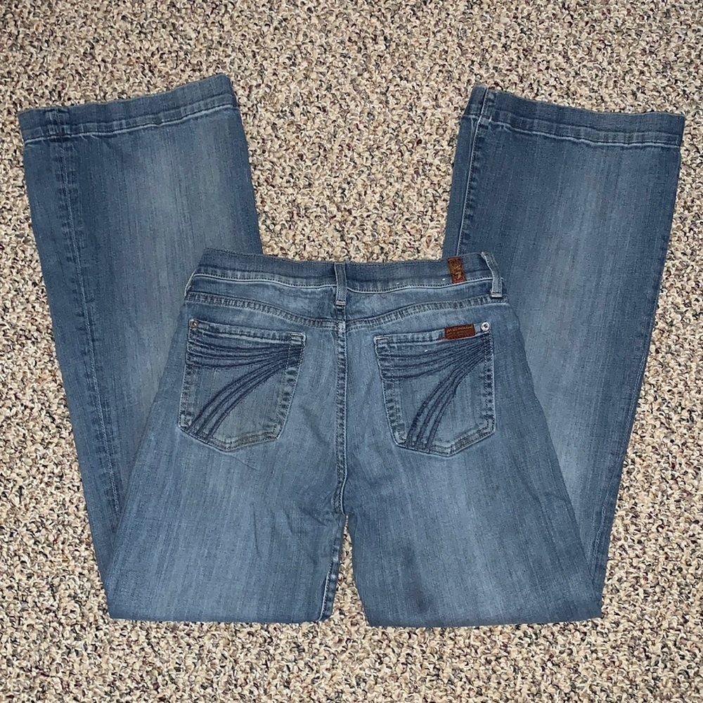7 for all mankind flare dojo jeans